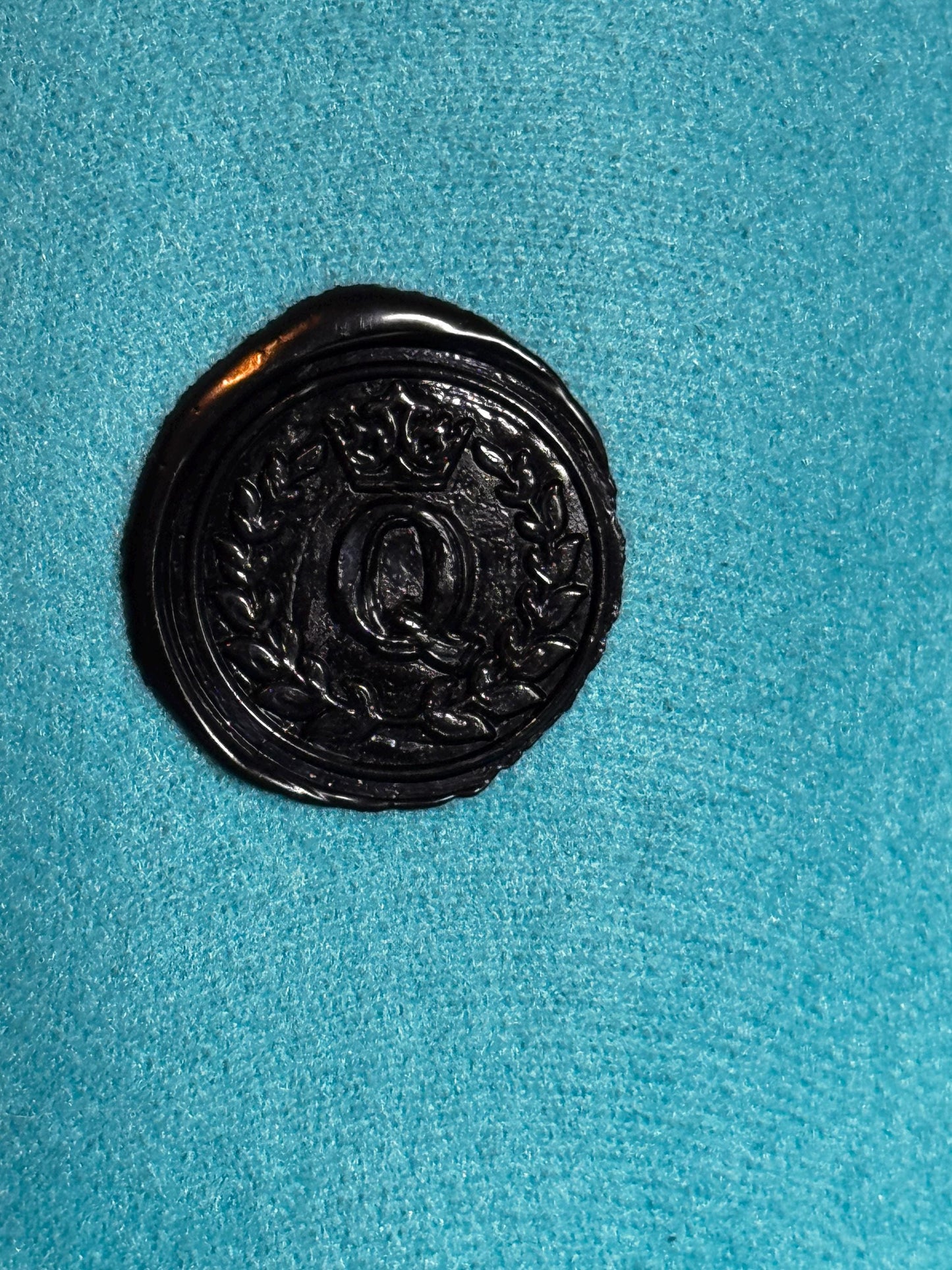 Hand-Painted Turquoise Fedora: Jeweled Owl Brooch, Rave Festival Hat