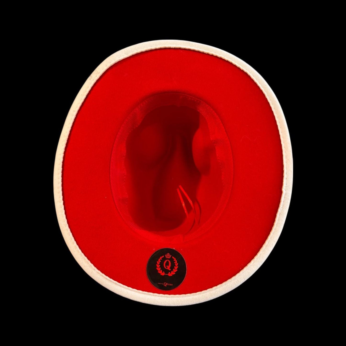 Burning Man Fedora: Hand-Painted UV Reactive Eye, Tribal Art Rave Hat